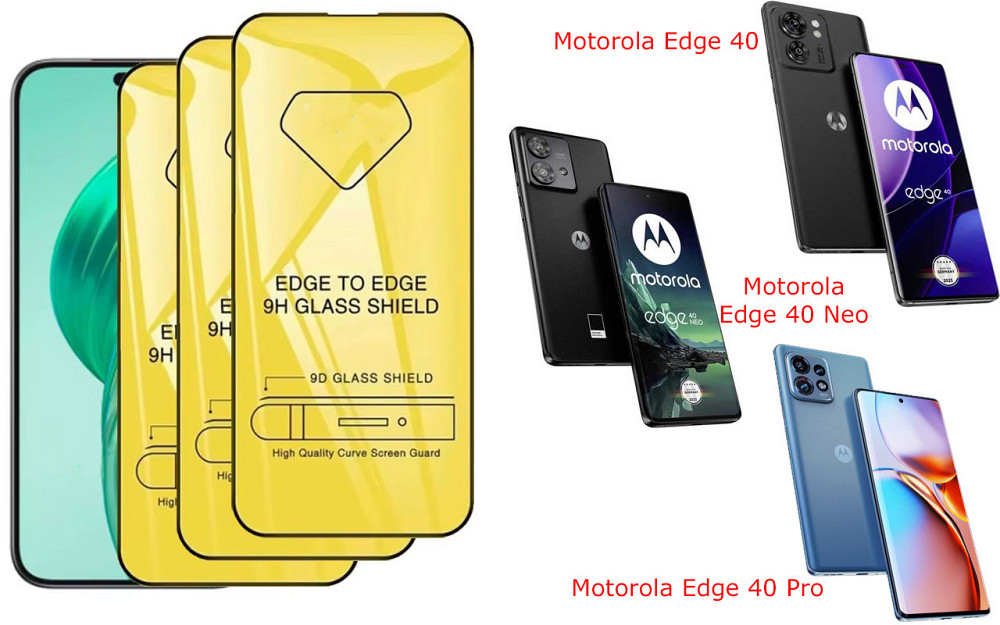 Захисне скло DefenzoGlass для Motorola Edge 40, Edge 40 Neo, Edge 40 Pro – подвійна міцність Київ - фото 3