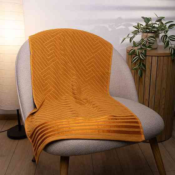 Полотенце для рук и лица махровое SOFT GM Textile 40х70см 500г/м2 (Горчичный) Сумы