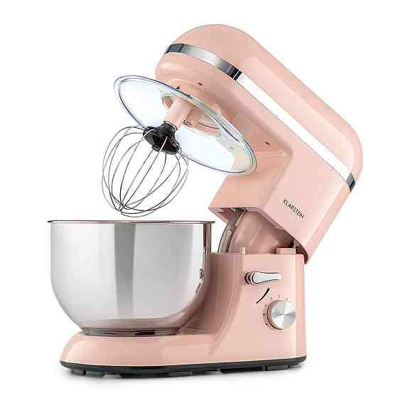 Кухонний комбайн Bella Elegance 2000 Вт/2,7 к.с./5.2 літра з неіржавкої сталі без BPA троянда (Німеччина, Рівне