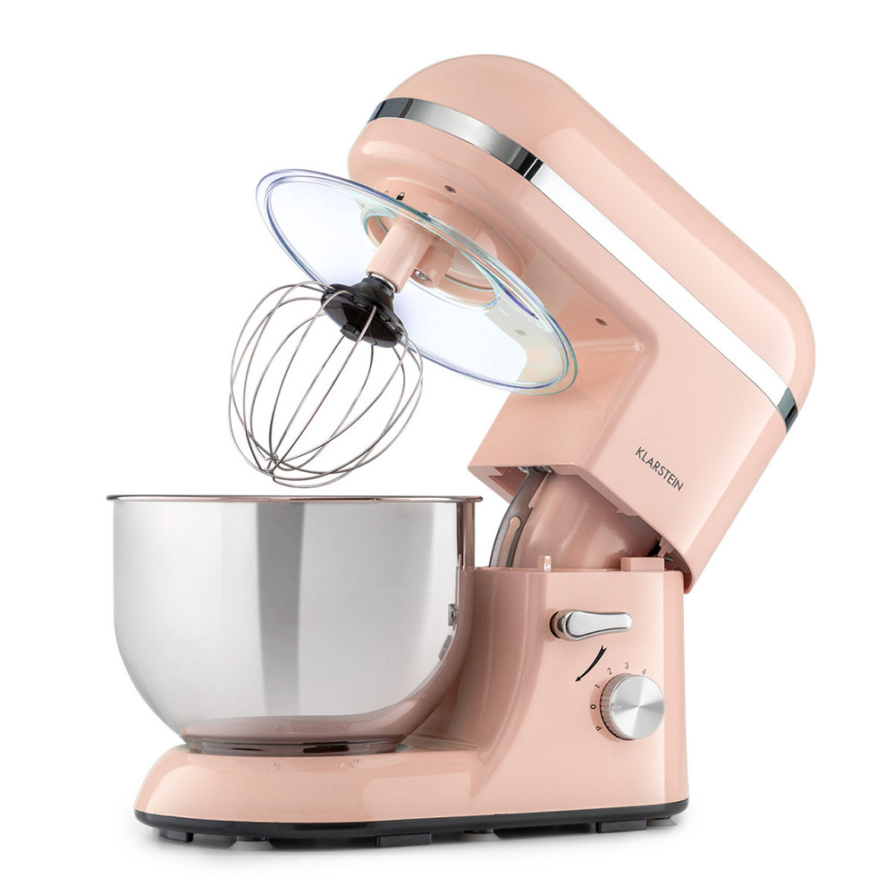 Кухонний комбайн Bella Elegance 2000 Вт/2,7 к.с./5.2 літра з неіржавкої сталі без BPA троянда (Німеччина, Рівне - фото 1