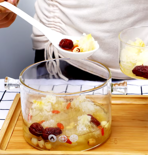 EB-19007 Стеклянная кастрюля с крышкой 2,0 л из жаропрочного боросиликатного стекла, прозрачная Одесса - изображение 4