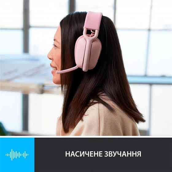 Bluetooth-гарнітура Logitech Zone Vibe 100 Wireless Rose (981-001224) Рожевий Харьков