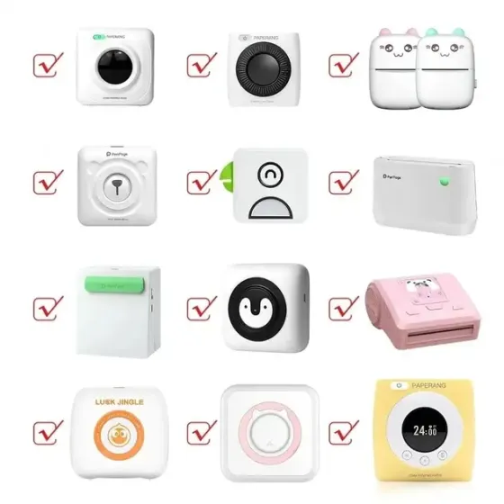 Термобумага без клейкого основания для Bluetooth мини принтера 5 шт Коломыя