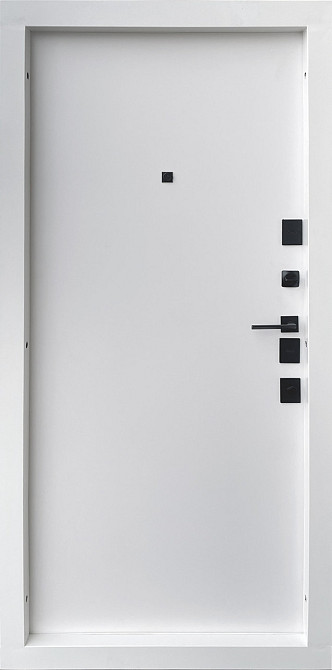 Вхідні двері Форт-М ВІП 4К  Мокка чорна шагрень/білий 950 Київ - фото 2