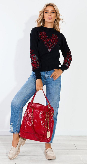 Свитер с вышивкой (50-52) Киев - изображение 2