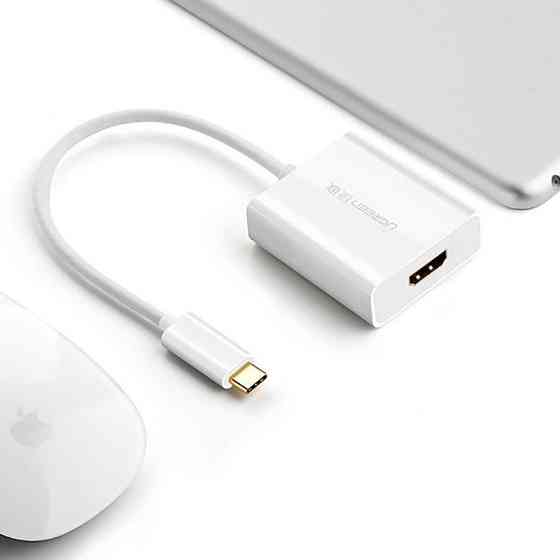 Адаптер Ugreen USB Type-C - HDMI, White (40273) Білий Харків