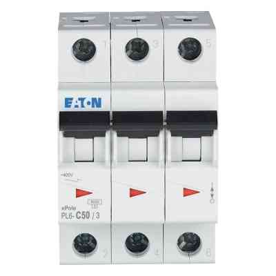 Автоматичний вимикач Eaton 3-п. М3 С 50А PL6 6кА Вінниця