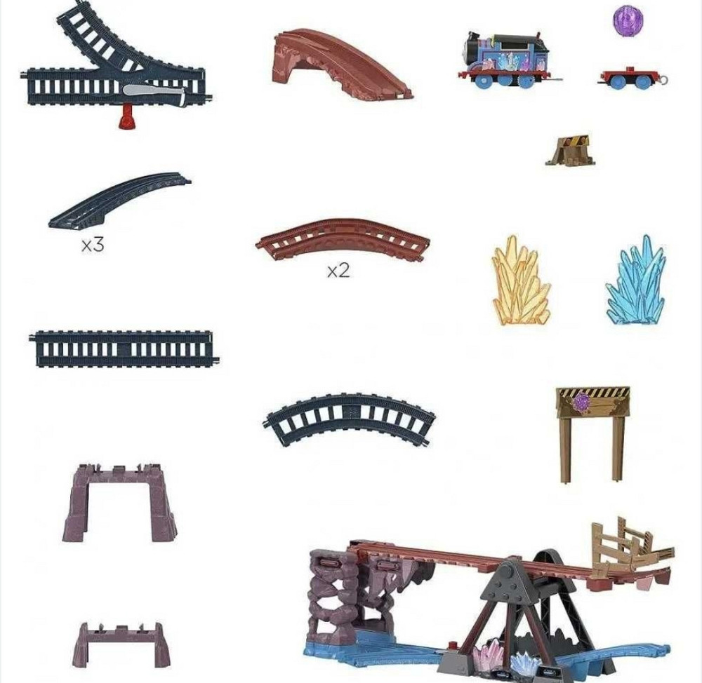 Томас та Друзі Пригоди в кришталевій печері Thomas & Friends HMC28   ОРИГІНАЛ! Харків - фото 1