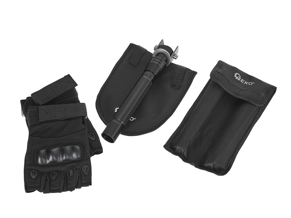 Лопата саперка "GeKo" складана тактична багатоцільова 13х16+ 57 см Київ - фото 10