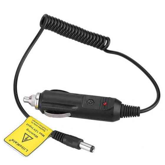 Адаптер в прикурювач DC 12В для заряджання LiitoKala 3465 Київ