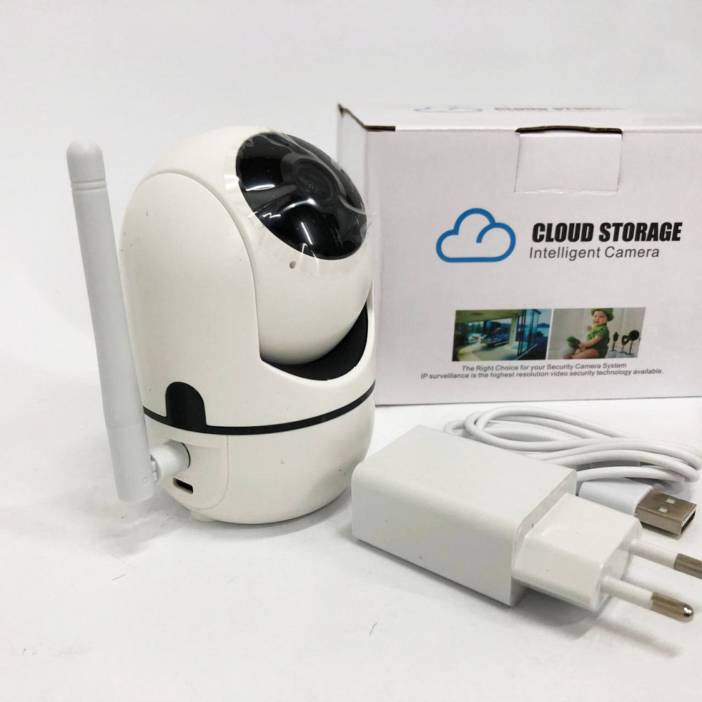 Камера відеоспостереження для дому квартири WiFi, Камери спостереження поворотні, Поворотна wifi камера TZ-30 Львів - фото 1