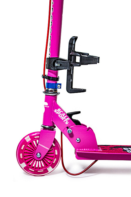 Самокат для дітей від 3-х років з ручним гальмом Scale Sports SS-13 Рожевий. Колеса 120 мм, світяться п Одеса - фото 6