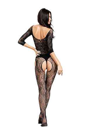 Бодистокинг - Bodystocking 6032, Black, S/L Sex Aura Киев