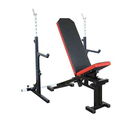 Скамья с отрицательным углом 40 40 мм + Стойки со страховкой 40 на 40 мм Киев