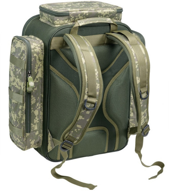 Карповый Рюкзак для рыболовных аксессуаров 4 отделения Mivardi 