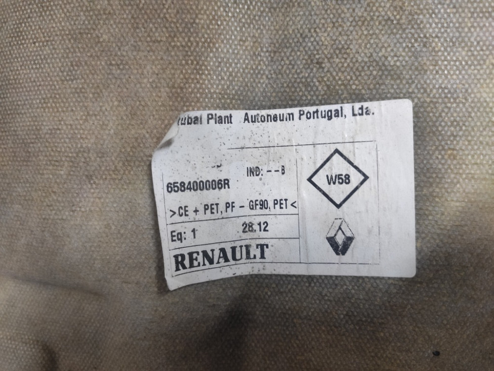 Шумоізоляція капота Renault Megane III 2008-2015 (658400006R) Ковель - изображение 2