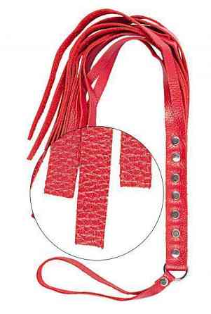 Флогер S&M Fancy Leather Floger, Red Sex Aura Киев