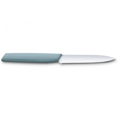 Кухонний ніж Victorinox Swiss Modern Paring Serrate 10см Blue (6.9006.10W21) Вінниця - фото 2
