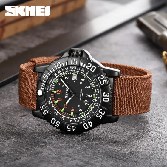 Мужские наручные часы Skmei 9281 Коричневый Винница
