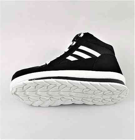 Зимові жіночі Кросівки на хутрі Чорні Снікерси в стилі Ad!das (розміри: 36) Дніпро