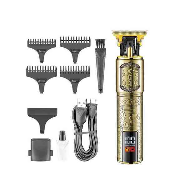 Професійний тример з набором насадок, Машинка для стрижки волосся з акумулятором, Тример для скронь RZ-61 Івано-Франківськ