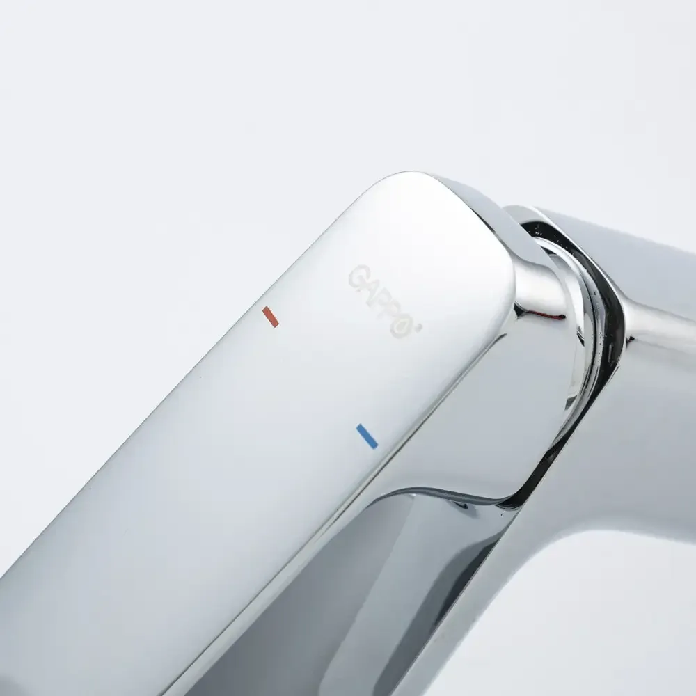 Смеситель для умывальника GAPPO G1028, хром Киев - изображение 7