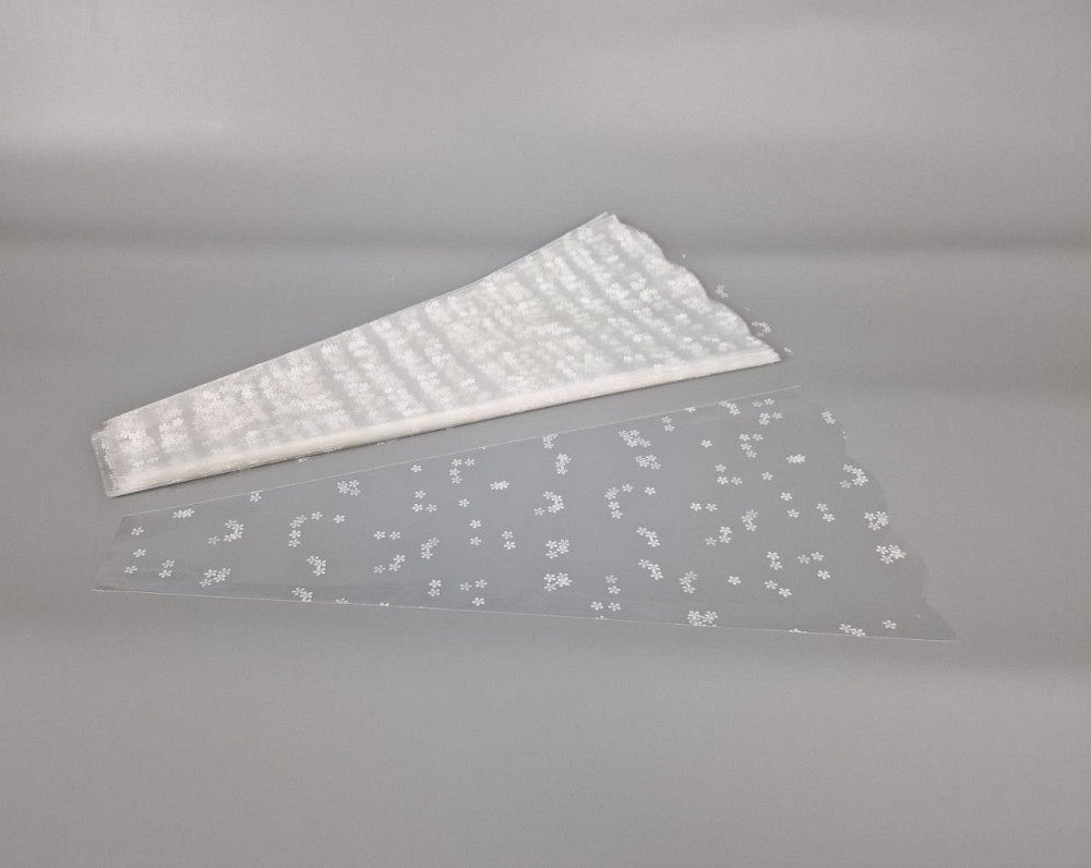 Упаковка конус под цветы h50/ 6низ/24верх узор(100 шт) 157 (4) (100 шт) Харьков - изображение 1