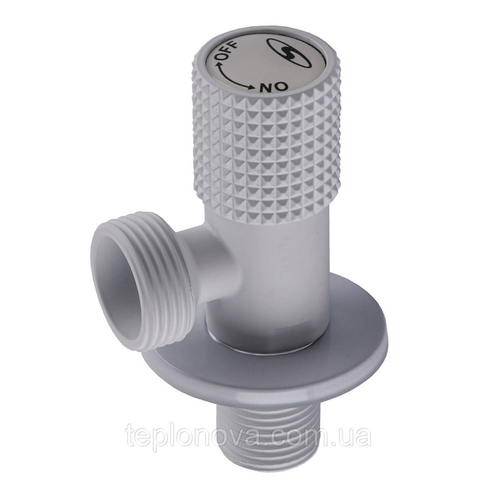 Кран кутовий кераміка SOLOMON EXCLUSIVE 1/2″X3/4″ 989 WW (White/White) ( 1шт.) Черновцы - изображение 2