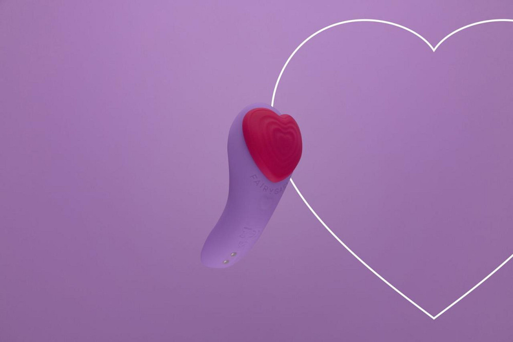 Вібратор у трусики FairyGasm HeartGem violet, на магніті, пульт ДК Sex Aura Київ - фото 9