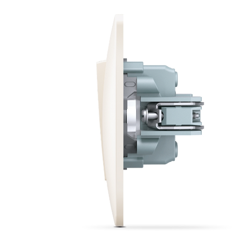 BINERA крем Вимикач внутрішній прохідний 2кл Videx Житомир - фото 3