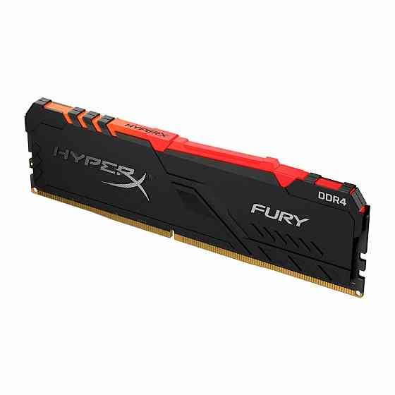 DDR4 Kingston RGB HyperX FURY 8GB 3200MHz CL16 Black DIMM Київ