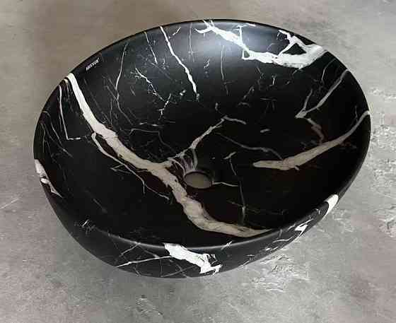 Раковина накладна Mixxus Premium ELLIPSE-0102 MARBLE 515х400х130mm   ( MP6552 ) 30378 Харків