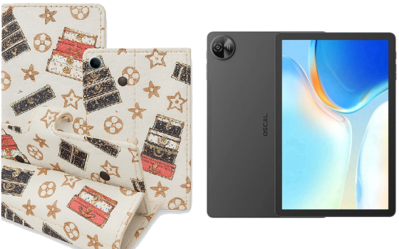 Книжка-трансформер для планшета Blackview Oscal Pad 80, колір Black Lyi White Київ
