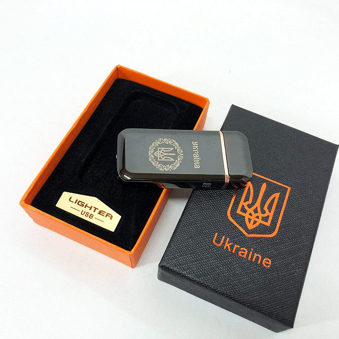 Електрозапальничка військова HL-442, Запальничка USB з індикатором заряду, П'єзоелектрична запальничка LA-94 Київ - фото 1