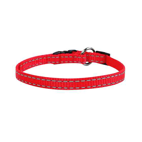 Нашийник "Dog Extreme" з нейлону регульований (ширина 10мм, довжина 20-30см) червоний Київ