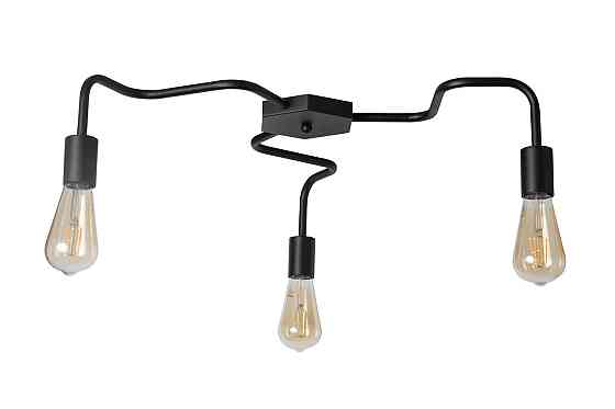 Потолочная люстра черная на 3 лампы Laminari NL 17503-3 BK Одесса