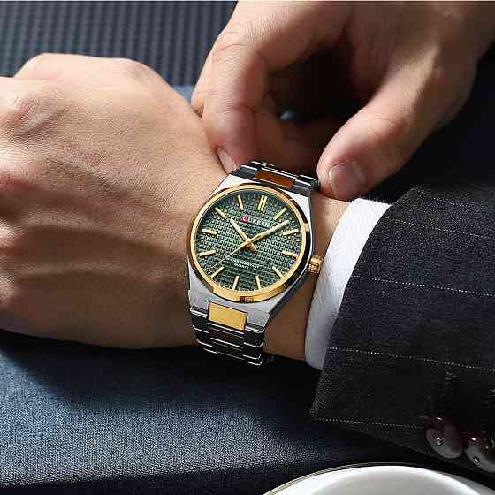 Curren 8439 Silver-Gold-Green SBR Київ