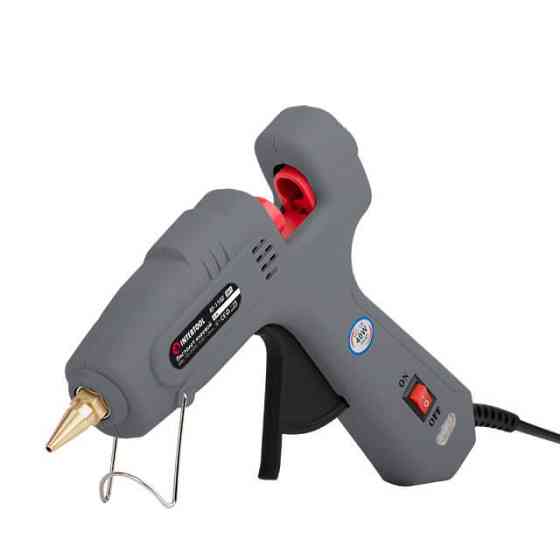 Пістолет клейовий 40(120) Вт, 195-210°C, під стрижні 10,8-11,5 мм, 10-16,5 г/хв INTERTOOL RT-1102 Киев