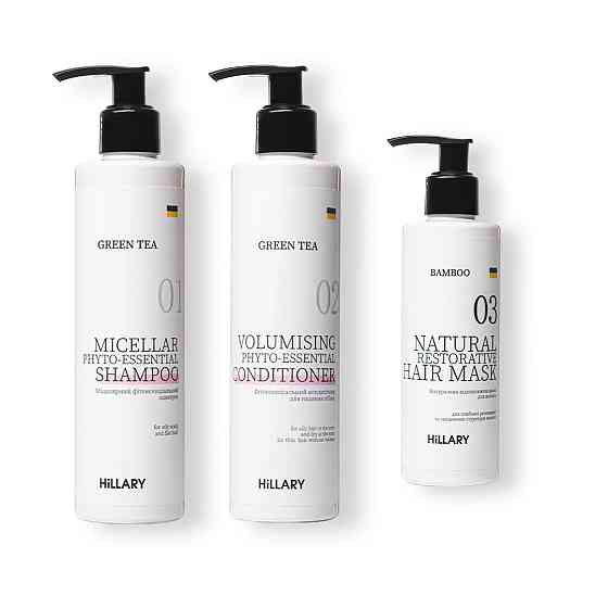Набор для жирного типа волос Green Tea + Натуральная маска Bamboo Киев
