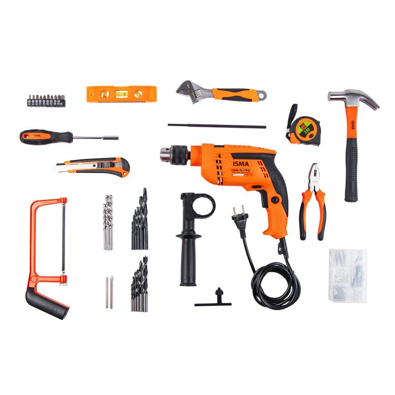 Дриль із набором інструментів 95 предметів (220V,750W,0-2900об/хв), в кейсі IS-1095 Одеса - фото 4