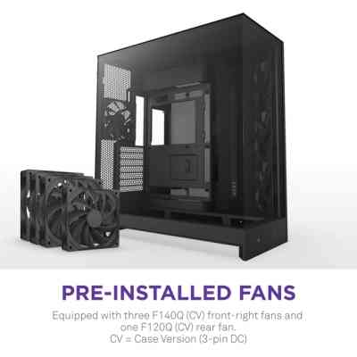 Корпус NZXT H9 Flow Dual-Chamber All Black (CM-H92FB-01) Винница