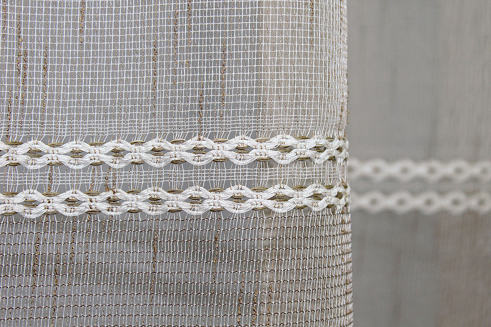 Тюль VR-Textil 1907т Flora Батист Білий з фіолетовим та салатовим 300х270 см (40-243) Київ - фото 6