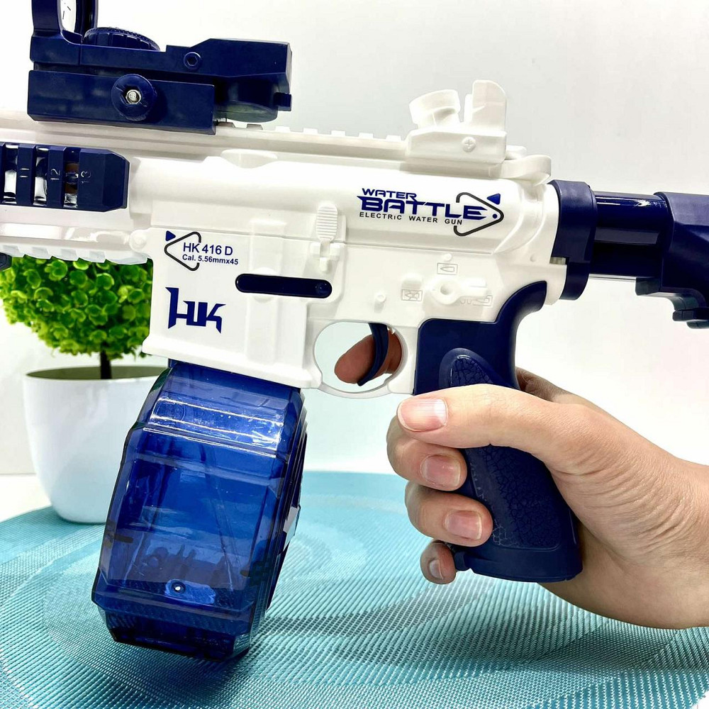 Автомат водяний на акумуляторі з прицілом та глушником Синій (CY018) Чернигов - изображение 6