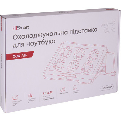 Підставка до ноутбука HiSmart DCX-A16 (HS083137) Вінниця - фото 5