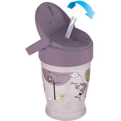 Поїльник-непроливайка Lovi Lovely Girl із силіконовою трубочкою 250 мл (35/354girl) Вінниця