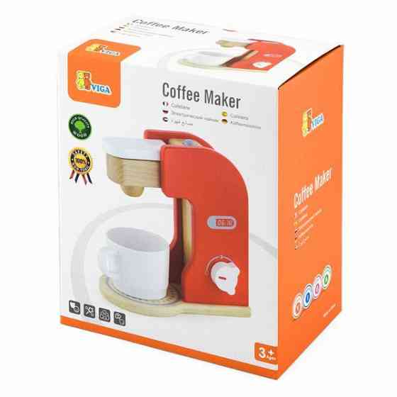 Іграшкова кавоварка Viga Toys з дерева (50234FSC) Харків