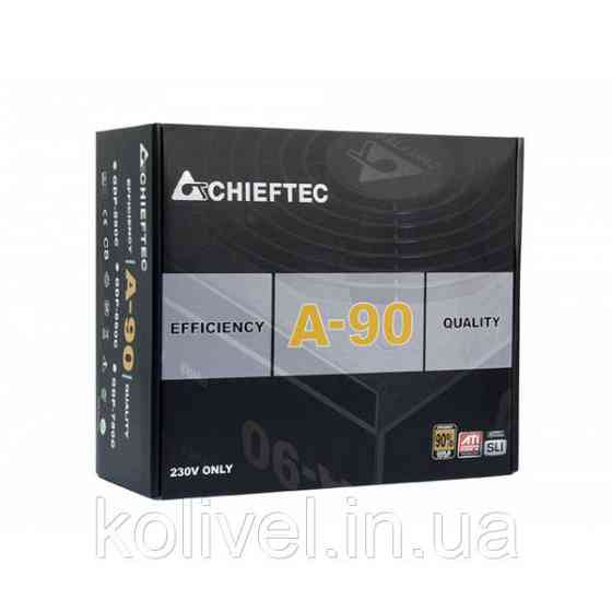 БЖ 550W Chieftec A-90 GDP-550C 140 mm, >90%, Modular, Retail Box (GDP-550C) Киев