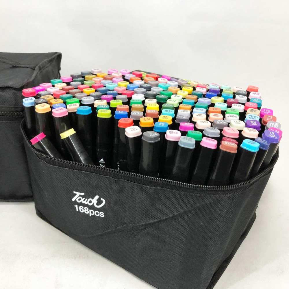 Качественные спиртовые маркеры Touch, Квадратные маркеры Художественные для скетчей DK-63 Львов - изображение 20