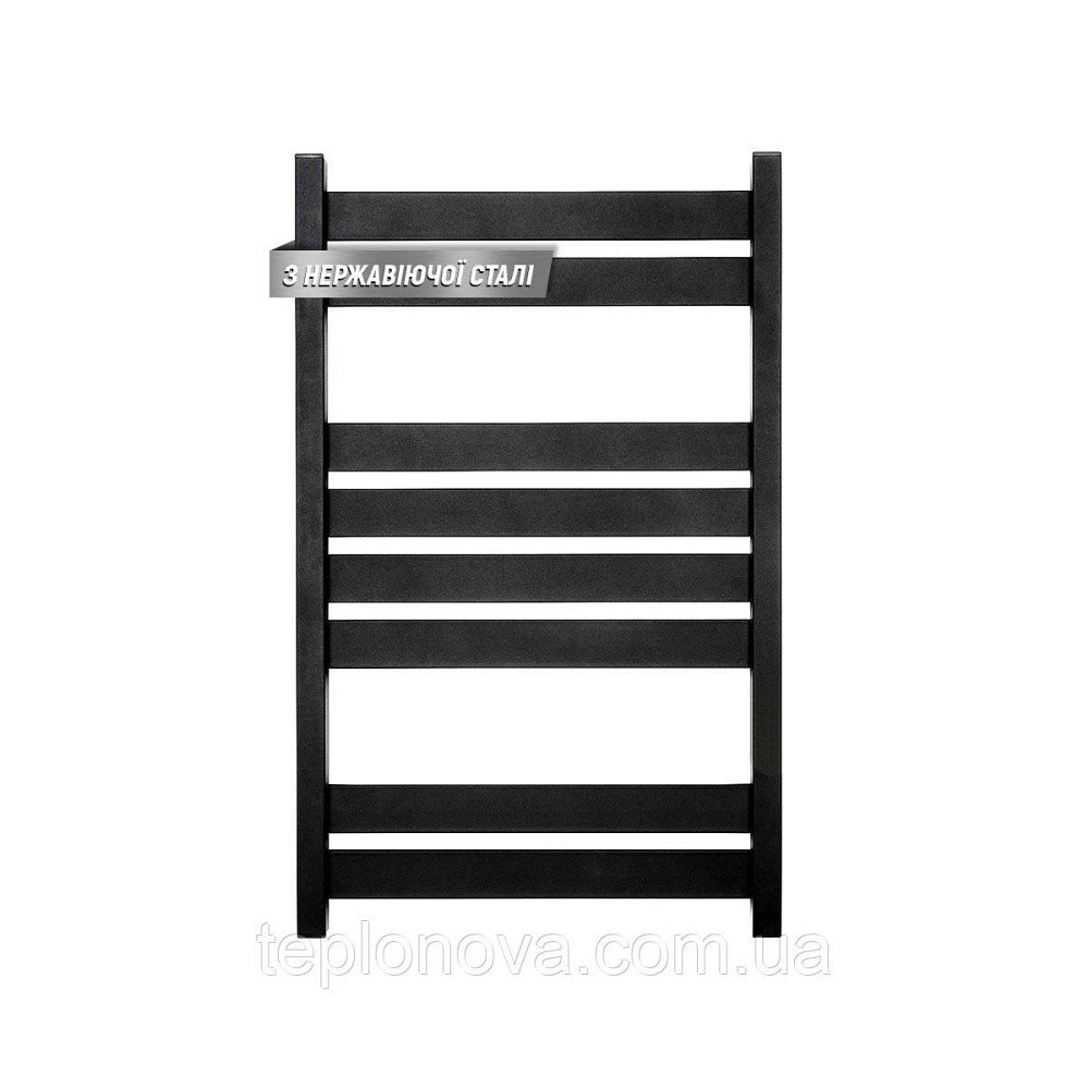 Водяна сушарка для рушників Largo 500х800, чорний муар Чернівці - фото 1