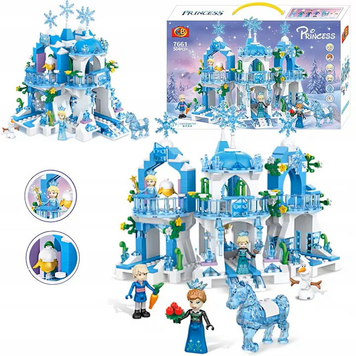 Конструктор Princess Toy Крижаний замок принцеси, 504 деталь Киев - изображение 1